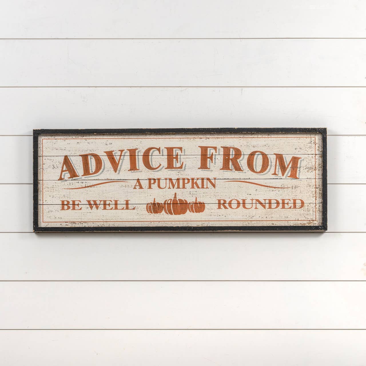 Advice from a Pumpkin Sign