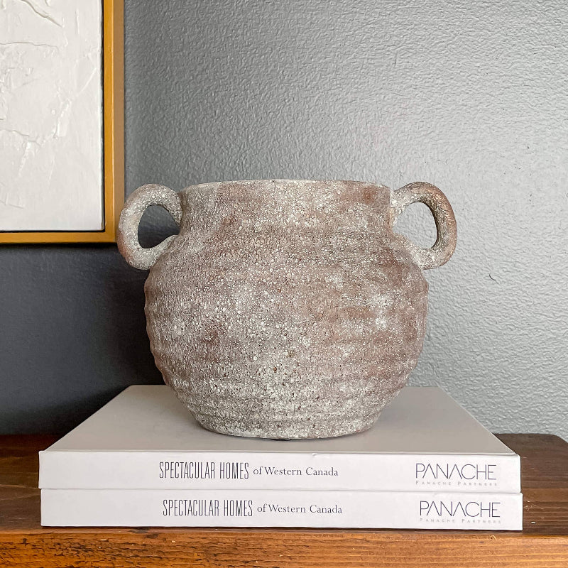 Rustic ceramic vase