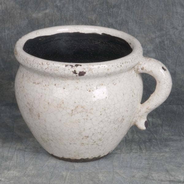 Glazed Ceramic Flower Pot