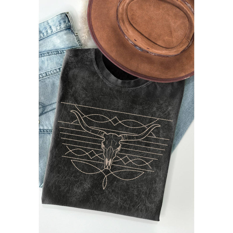 Boot Stitch Western Tee