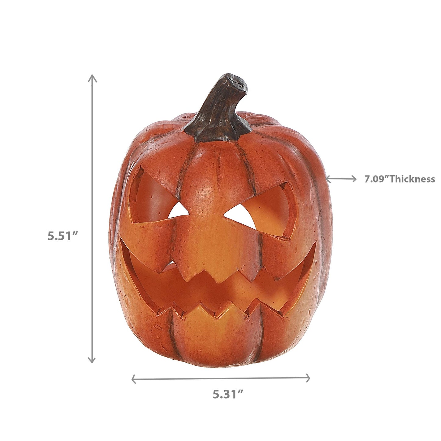 TERRACOTTA PUMPKIN TEA LIGHT HOLDER