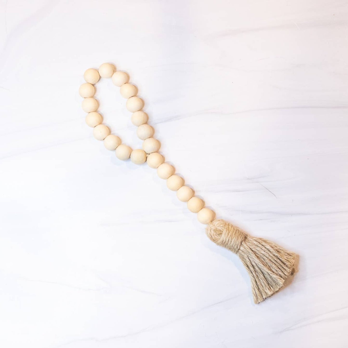 Looped Wood Bead Garland