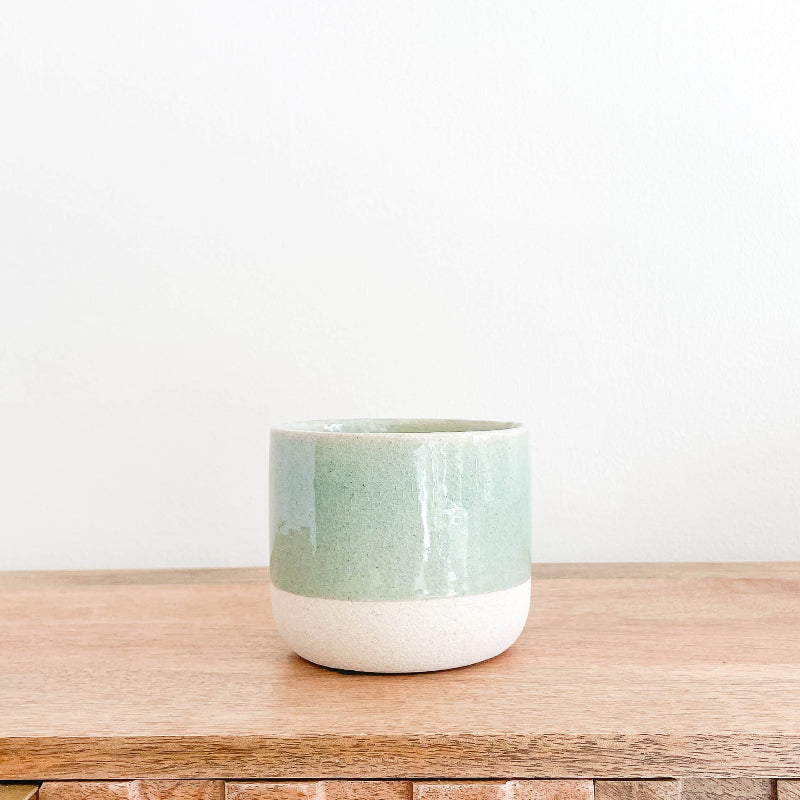 Emerald Green glossy planter