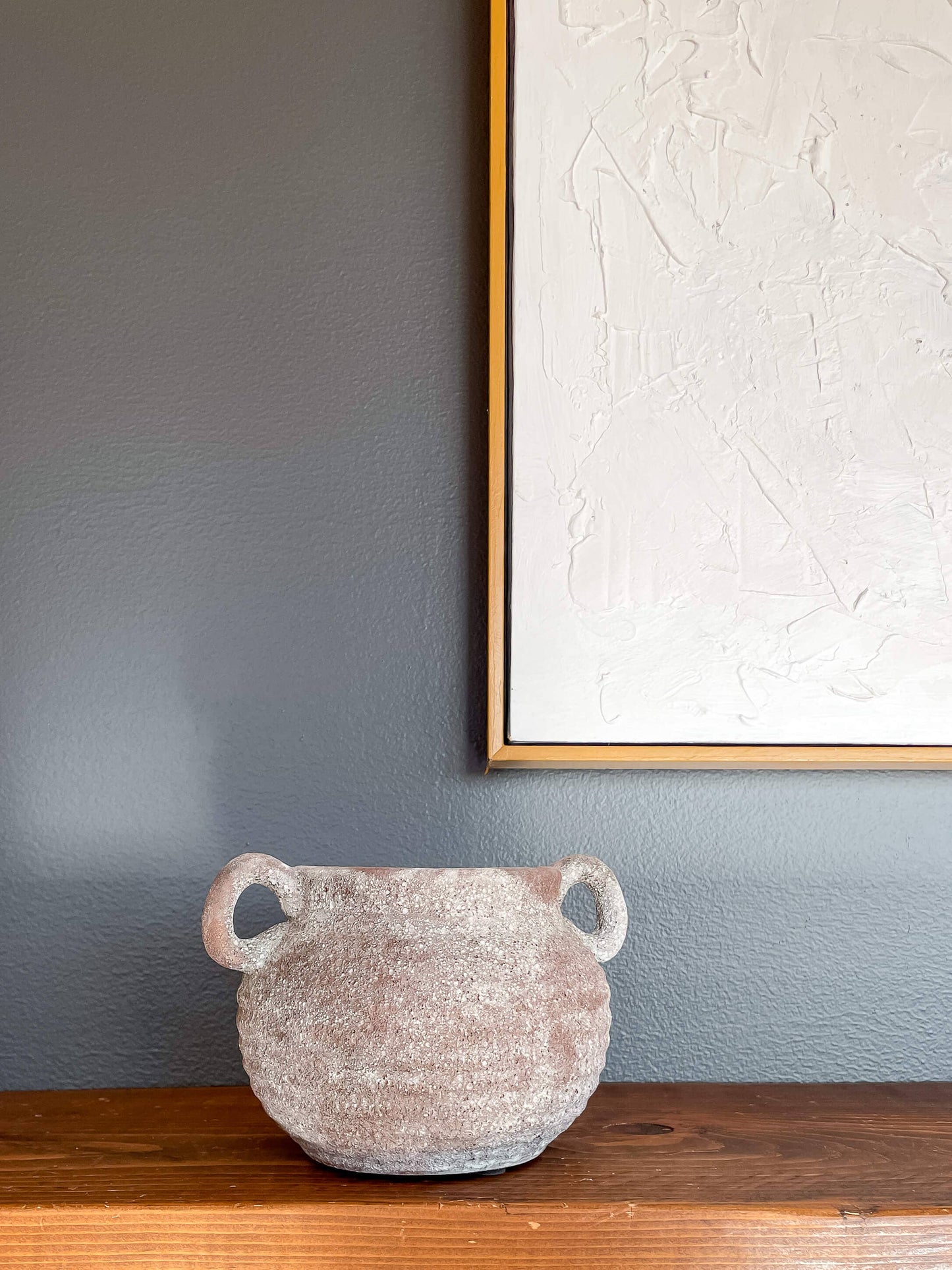 Rustic ceramic vase