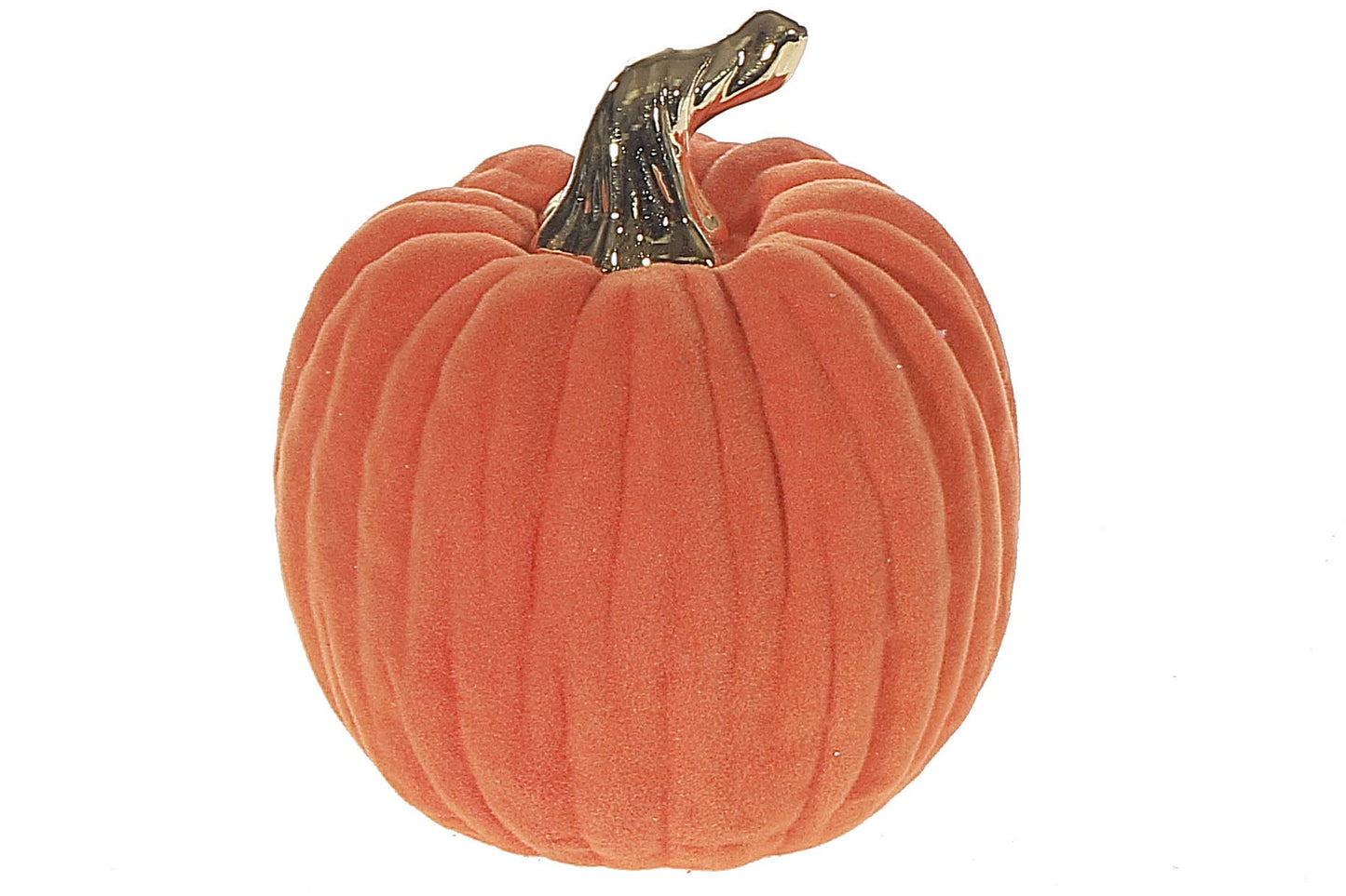 DOLOMITE FLOCKED PUMPKIN (SMALL)
