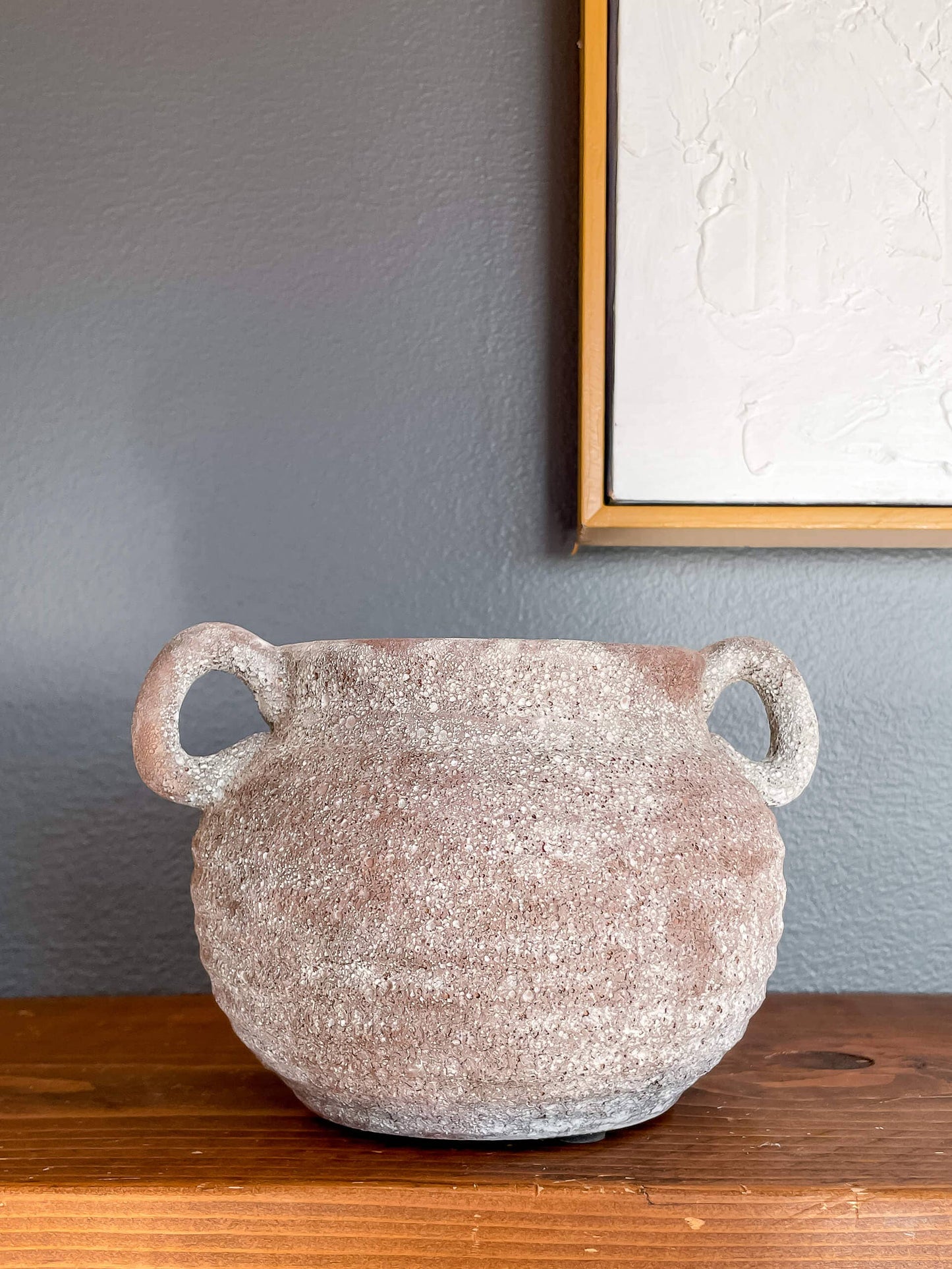 Rustic ceramic vase