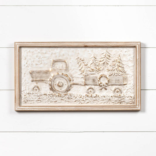 Metal Tractor Wall Decor