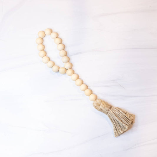 Looped Wood Bead Garland